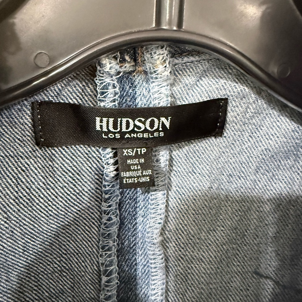 Hudson Women's DIY-Pieced Dress 2 Toned Denim Dress Size XS - Picture 6 of 7